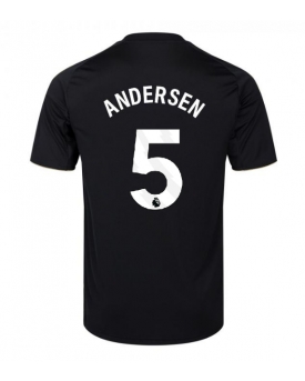 Fulham Joachim Andersen #5 Maglia Gara Terza Repliche 2025-26 Maniche Corte Fulham Joachim Andersen #5 Maglia Gara Terza Repliche 2025-26 Maniche Corte